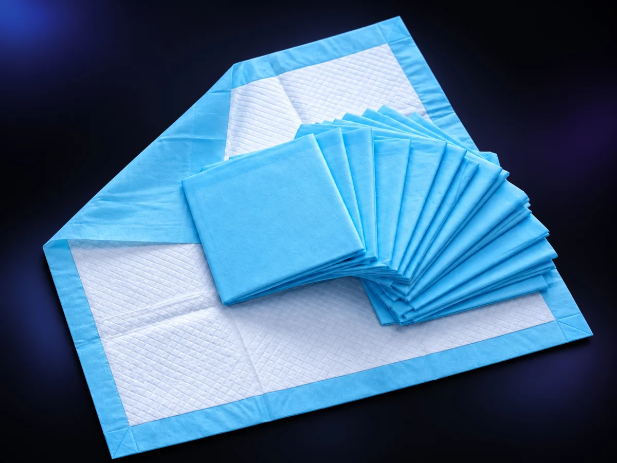 Clean disposable absorbent pads
